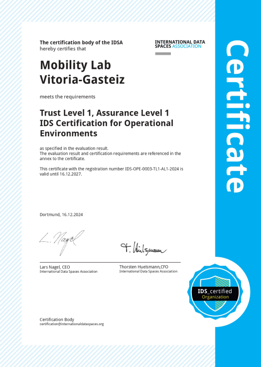 Certificado IDSA