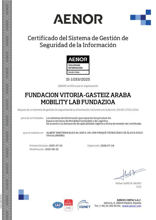Certificado ISO